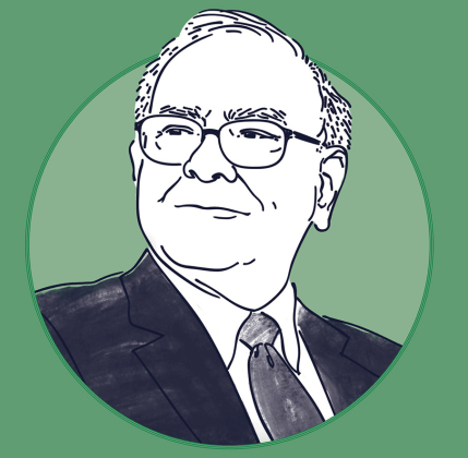 Portrait of Warren Buffett